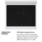 30 In. 4.2 Cu. Ft. Paramount Induction Range With 4 Element Cooktop And Electric Convection Oven In Stainless Steel With White Matte Door