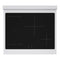 30 In. 4.2 Cu. Ft. Paramount Induction Range With 4 Element Cooktop And Electric Convection Oven In Stainless Steel With White Matte Door