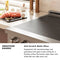 Autograph Edition 30 In. 4.2 Cu. Ft. Paramount Induction Range With 4 Element Cooktop And Electric Convection Oven In Stainless Steel With Matte Black Accents