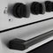 Autograph Edition 30 In. 4.2 Cu. Ft. Paramount Induction Range With 4 Element Cooktop And Electric Convection Oven In Stainless Steel With Matte Black Accents