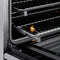 Autograph Edition 36 In. 5.2 Cu. Ft. Paramount Induction Range With 5 Element Cooktop And Electric Convection Oven In Stainless Steel With Matte Black Accents