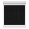 Autograph Edition 24 In. 3.2 Cu. Ft. Paramount Induction Range With 3 Element Cooktop And Electric Convection Oven In Stainless Steel With White Matte Door And Matte Black Accents
