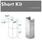 2-12 in. Short Chimney Pieces for 7.6 ft. to 8 ft. Ceilings