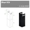 2-12 in. Short Chimney Pieces for 7 ft. to 8 ft. Ceilings