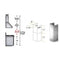 2-12 in. Short Chimney Pieces for 7.5 ft. to 8 ft. Ceilings