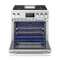 36-inch Dual-Fuel Professional Range with Steam-Combi Oven and Chromium Griddle