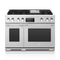 48-inch Dual-Fuel Professional Range with 6 Burners and Chromium Griddle