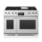 48-inch Gas Professional Range with 6 Burners and Chromium Griddle