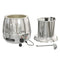 11.5 Qt. Round Countertop Stainless-Steel Food / Soup Kettle Warmer