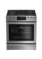 30" Stainless Steel Slide-In Dual Fuel Range