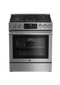 30" Stainless Steel Slide-In Dual Fuel Range