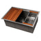 27 In. Garmisch Undermount Single Bowl Stainless Steel Kitchen Sink With Bottom Grid And Accessories
