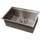 27 In. Garmisch Undermount Single Bowl Stainless Steel Kitchen Sink With Bottom Grid And Accessories