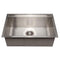 27 In. Garmisch Undermount Single Bowl Stainless Steel Kitchen Sink With Bottom Grid And Accessories