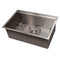 27 In. Garmisch Undermount Single Bowl Stainless Steel Kitchen Sink With Bottom Grid And Accessories