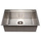 27 In. Garmisch Undermount Single Bowl Stainless Steel Kitchen Sink With Bottom Grid And Accessories