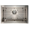 27 In. Garmisch Undermount Single Bowl Stainless Steel Kitchen Sink With Bottom Grid And Accessories
