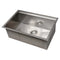 27 In. Garmisch Undermount Single Bowl Satin Stainless Steel Kitchen Sink With Bottom Grid And Accessories