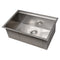27 In. Garmisch Undermount Single Bowl Satin Stainless Steel Kitchen Sink With Bottom Grid And Accessories