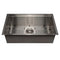 30 In. Garmisch Undermount Single Bowl Stainless Steel Kitchen Sink With Bottom Grid And Accessories