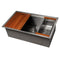 30 In. Garmisch Undermount Single Bowl Stainless Steel Kitchen Sink With Bottom Grid And Accessories