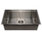 30 In. Garmisch Undermount Single Bowl Stainless Steel Kitchen Sink With Bottom Grid And Accessories