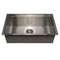 30 In. Garmisch Undermount Single Bowl Stainless Steel Kitchen Sink With Bottom Grid And Accessories