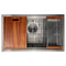 30 In. Garmisch Undermount Single Bowl Stainless Steel Kitchen Sink With Bottom Grid And Accessories