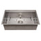 30 In. Garmisch Undermount Single Bowl Satin Stainless Steel Kitchen Sink With Bottom Grid And Accessories