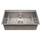 30 In. Garmisch Undermount Single Bowl Satin Stainless Steel Kitchen Sink With Bottom Grid And Accessories