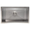 33 In. Garmisch Undermount Single Bowl Satin Stainless Steel Kitchen Sink With Bottom Grid And Accessories