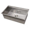 33 In. Garmisch Undermount Single Bowl Satin Stainless Steel Kitchen Sink With Bottom Grid And Accessories
