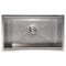 33 In. Garmisch Undermount Single Bowl Satin Stainless Steel Kitchen Sink With Bottom Grid And Accessories