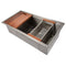 33 In. Garmisch Undermount Single Bowl Stainless Steel Kitchen Sink With Bottom Grid And Accessories