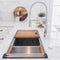 33 In. Garmisch Undermount Single Bowl Stainless Steel Kitchen Sink With Bottom Grid And Accessories