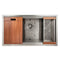 33 In. Garmisch Undermount Single Bowl Stainless Steel Kitchen Sink With Bottom Grid And Accessories