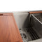 33 In. Garmisch Undermount Single Bowl Stainless Steel Kitchen Sink With Bottom Grid And Accessories