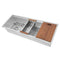 45 In. Garmisch Undermount Single Bowl Stainless Steel Kitchen Sink With Bottom Grid And Accessories