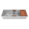 45 In. Garmisch Undermount Single Bowl Satin Stainless Steel Kitchen Sink With Bottom Grid And Accessories