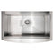 33 In. Moritz Farmhouse Apron Mount Single Bowl Stainless Steel Kitchen Sink With Bottom Grid And Accessories