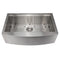 33 In. Moritz Farmhouse Apron Mount Single Bowl Stainless Steel Kitchen Sink With Bottom Grid And Accessories