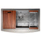 33 In. Moritz Farmhouse Apron Mount Single Bowl Satin Stainless Steel Kitchen Sink With Bottom Grid And Accessories