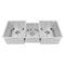 45 In. Breckenridge Undermount Triple Bowl Stainless Steel Kitchen Sink With Bottom Grid And Accessories