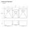 45 In. Breckenridge Undermount Triple Bowl Satin Stainless Steel Kitchen Sink With Bottom Grid