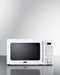 Compact Microwave with USB Ports and Allocator