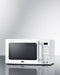 Compact Microwave with USB Ports and Allocator