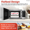 1.1 Cu. Ft. 1100w Flatbed Countertop Microwave Oven With Inverter Technology