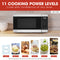 1.1 Cu. Ft. 1100w Flatbed Countertop Microwave Oven With Inverter Technology