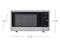 1.4 cu. ft. 1000W Sharp Stainless Steel Carousel Countertop Microwave Oven