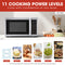 1.4 Cu. Ft. 1100w Stainless Steel Countertop Microwave Oven
